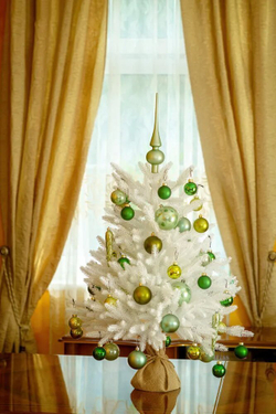 Ель искусственная Царь елка Адель белая 90 см