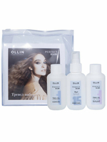 OLLIN PERFECT HAIR Тревел-набор (шампунь 100мл + бальзам 100мл + "15в1" 100мл)