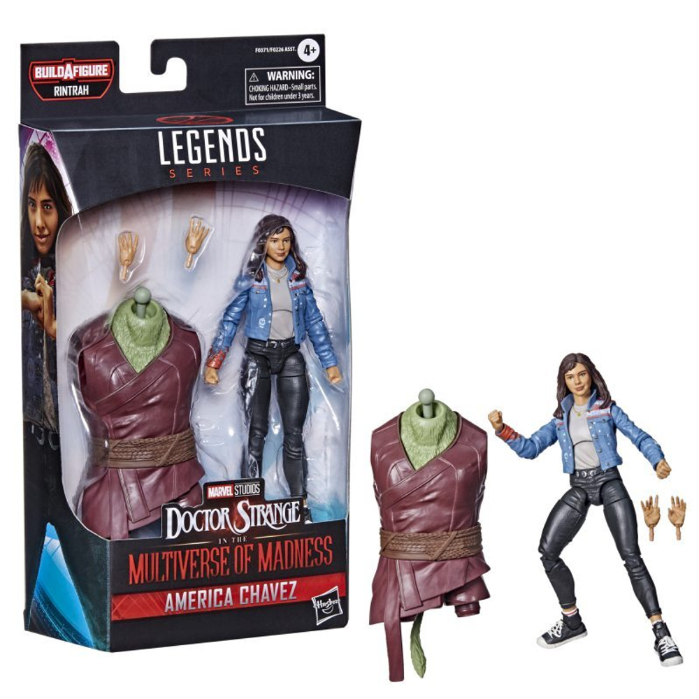 Hasbro Marvel Legends Доктор Стрэндж в мультивселенной безумия - Фигурка 15 см Америка Чавес F0371