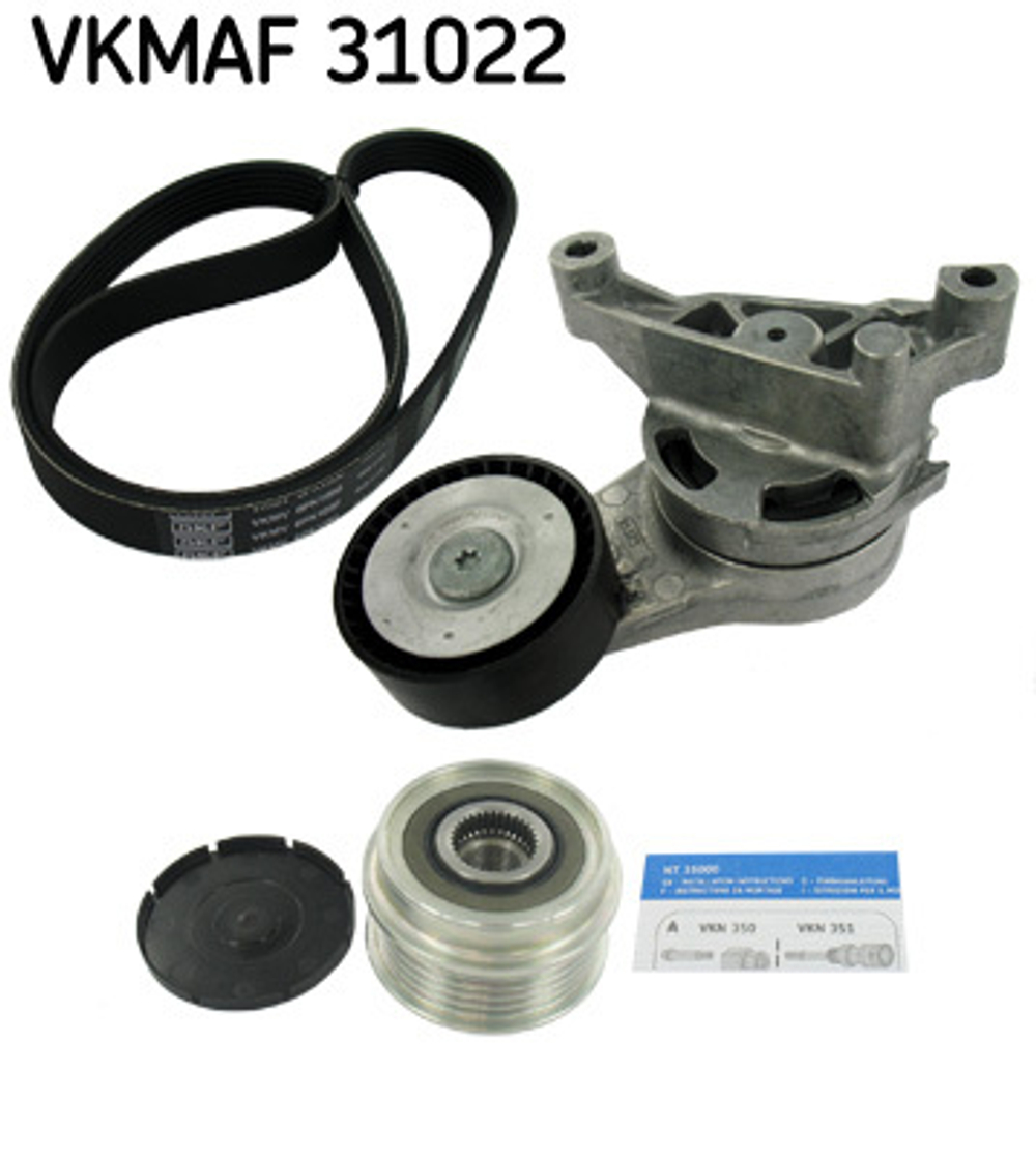 SKF - VKMAF31022-SKF - V-ribbed Belt Set