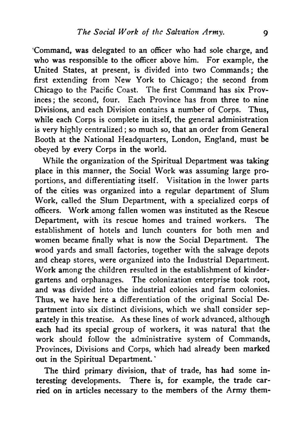 The social work of the Salvation army | Lamb Edwin Gifford