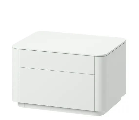 Тумба прикроватная Tammi 2 ящика ширина 60 см (белый)