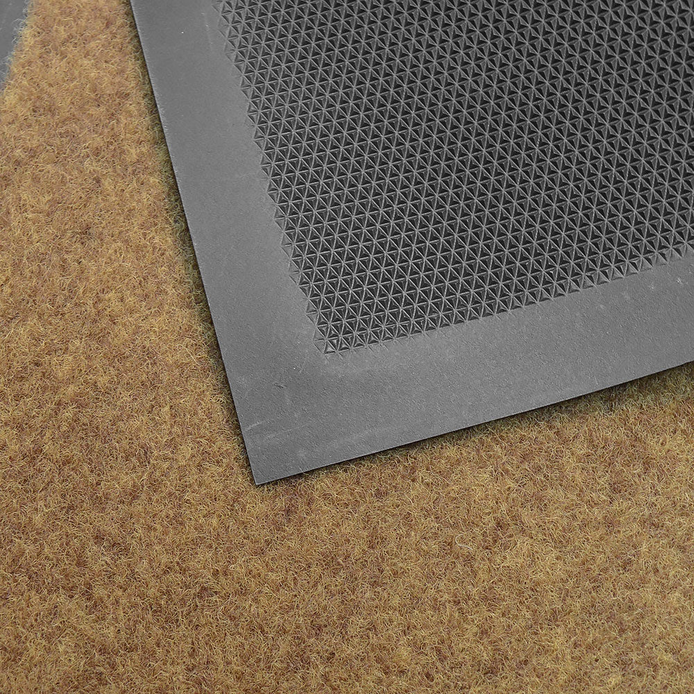 Коврик влаговпитывающий ворсовый 50*80см, коричневый