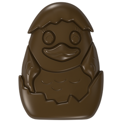 586 | Форма для шоколадных изделий "Цыпленок" (275*175 мм)