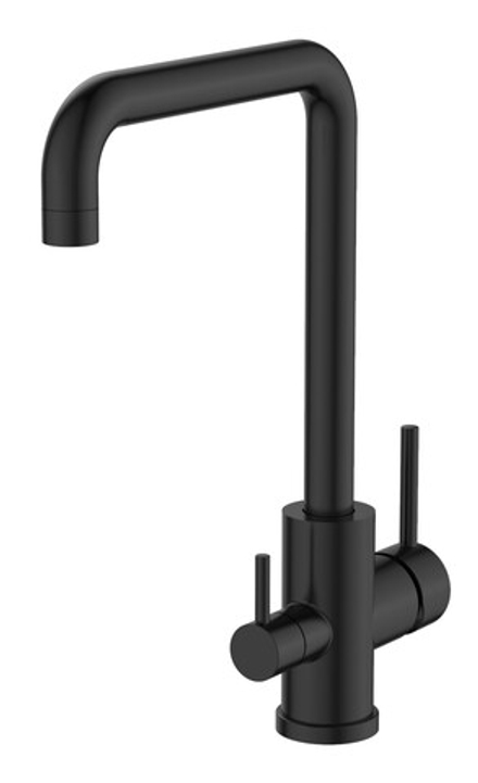 Смеситель VODA "FW519Black" для кухни с фильтром, хром, арт. FW519Black