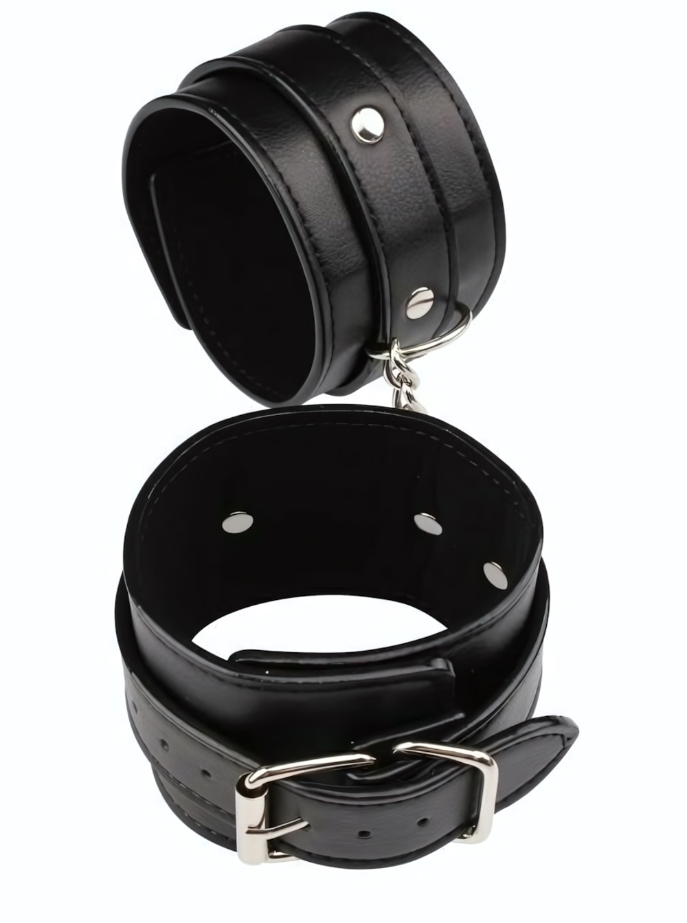 Черные оковы Classic Ankle Cuffs (Цвет: черный)