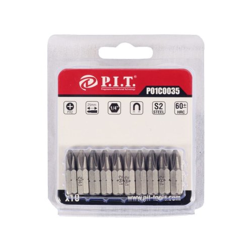 Бита P.I.T.  PH 2*25мм (10 шт.)