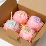 Набор из 4 бомбочек для ванны «Цветочный сад»