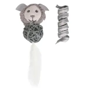 Игрушка Petpark для кошек Космический пёс и пружинка с кошачьей мятой (2 шт в комплекте)