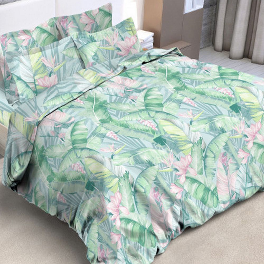 Комплект постельного белья "ВЛ. БАНАНОВЫЙ РАЙ", бязь, 100% хлопок, Россия.