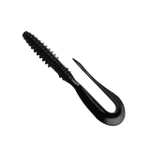 Приманка силиконовая Keitech Mad Wag 4.5", 2,9г, цвет #001 Black, ;3 упаковки по 9 штук