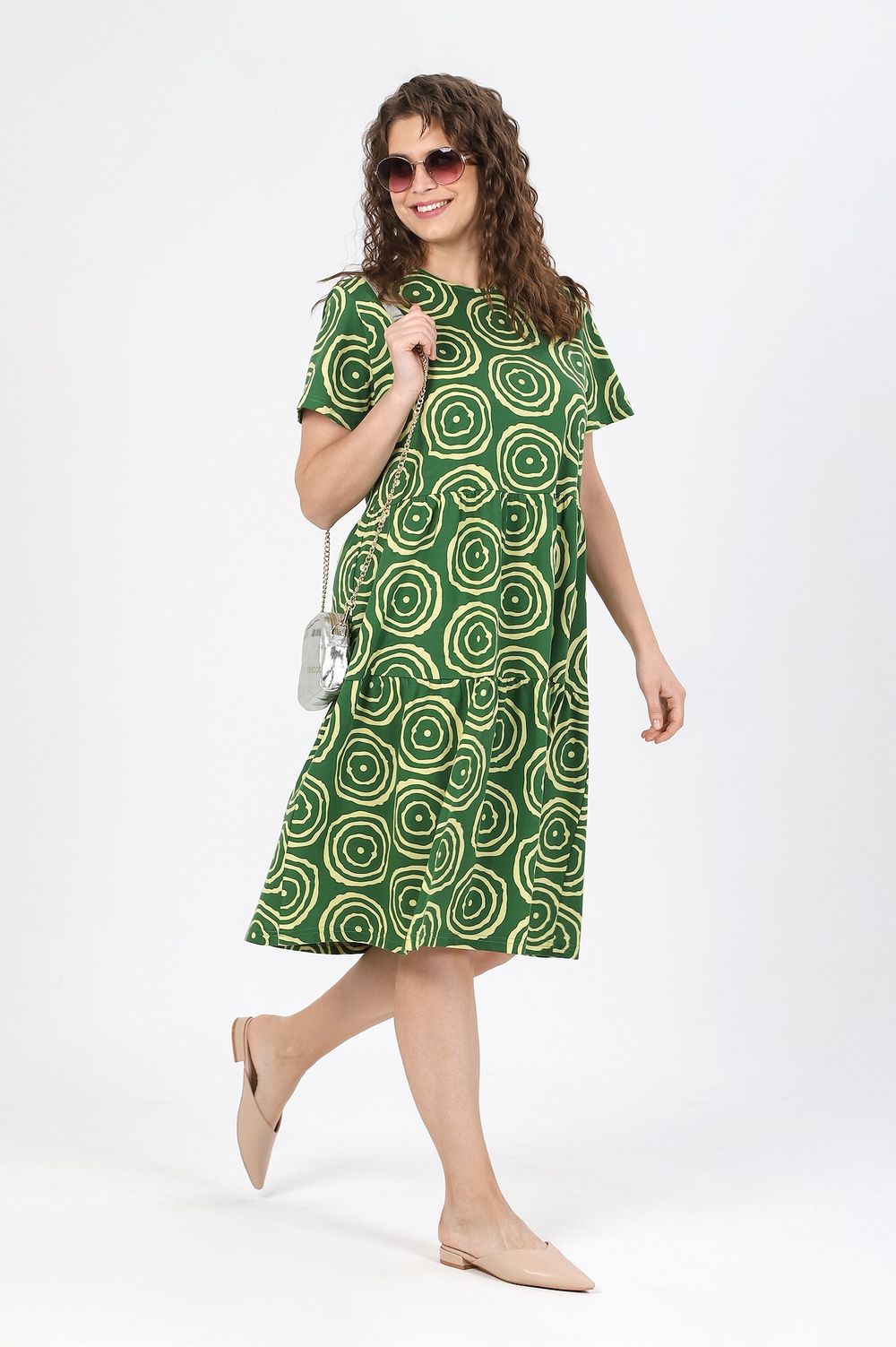 Платье Лабиринт-1 Виотекс ЗЕЛЁНЫЙ