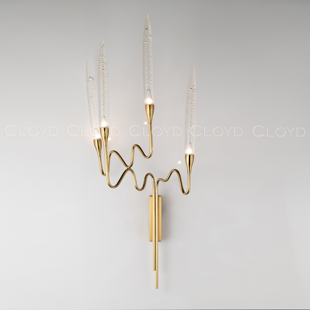 Бра Cloyd ZOAR W4 / выс. 60 см - латунь (арт.20392)