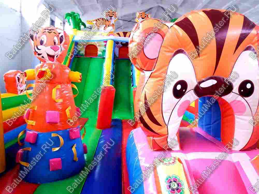 Коммерческий батут "Тигриная страна 2" 12*6*6 м