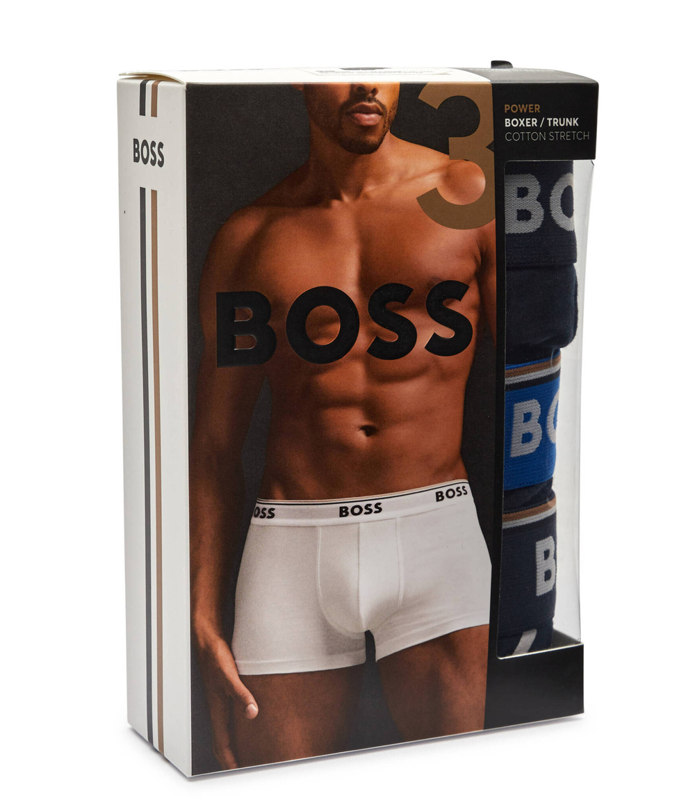 Трусики-боксеры 3шт. BOSS BLACK - темно-синий(50517829)