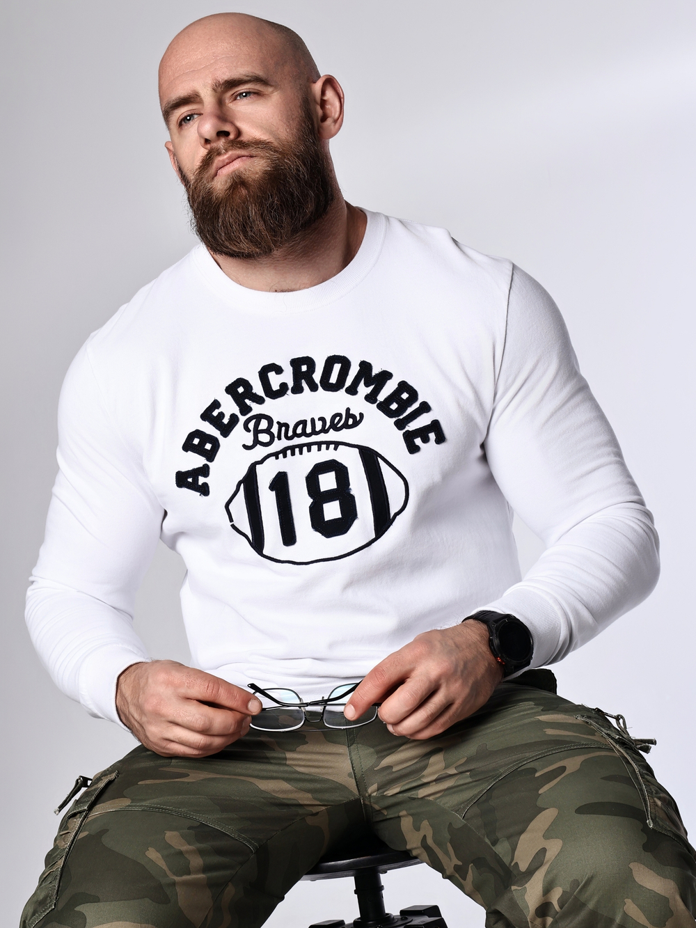 Лонгслив Abercrombie & Fitch ABL29