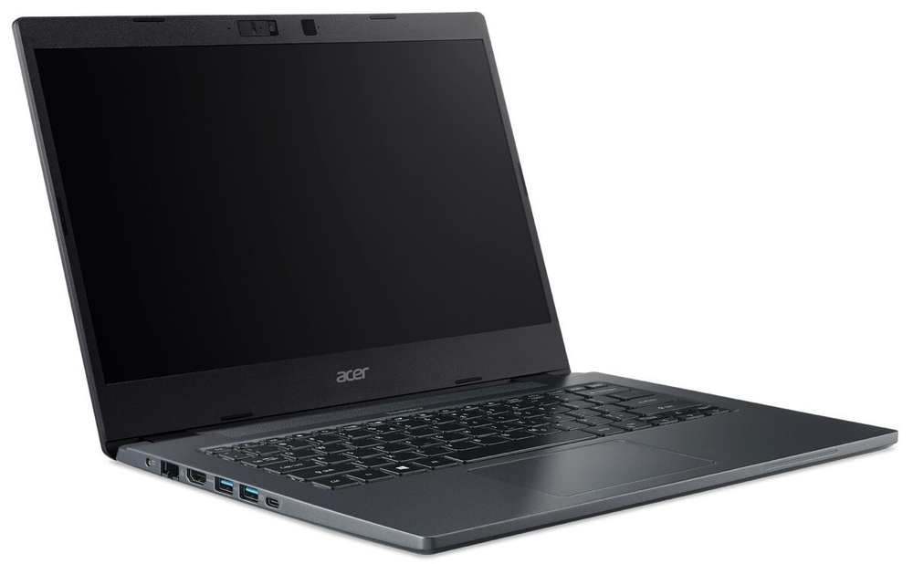 Ноутбук Acer TravelMate P4 TMP414-51-54M6 (NX.VPAER.003) 14;(1920x1080)IPS/ i5-1135G7(2.4ГГц)/ 8Гб/ 256Gb SSD/ Iris Xe Graphics/ нет DVD/ Win10 Pro/ Серый