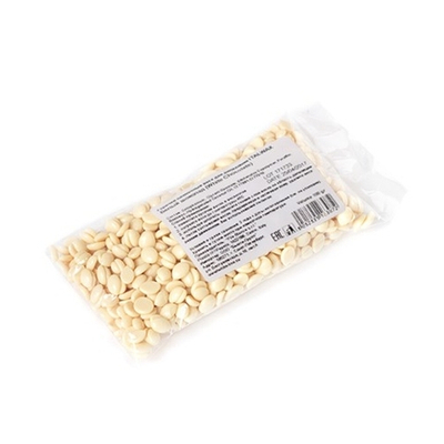 Воск горячий (пленочный)  ITALWAX Белый шоколад гранулы 100гр