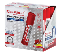 Клей-карандаш BRAUBERG, 40 г, 222928