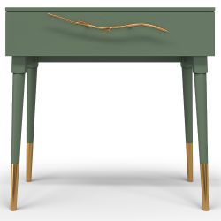 Консоль Арт Колор matte Стайл Голд Зеленый нефрит матовый