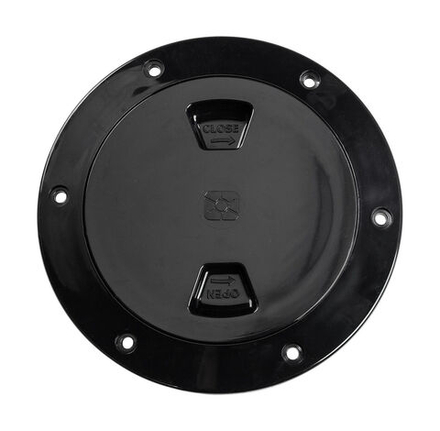 Лючок палубный 4", черный