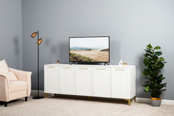 Монтесито Тумба под ТВ 16.66 Белый шагрень