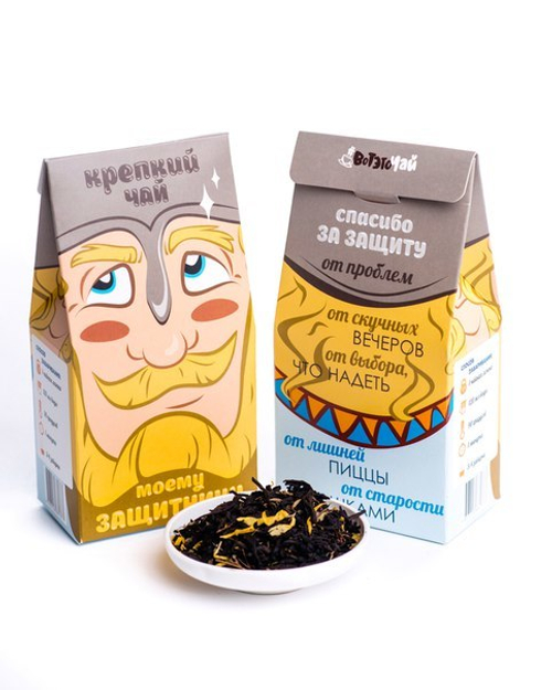 Купить Крепкий чай "Моему защитнику"