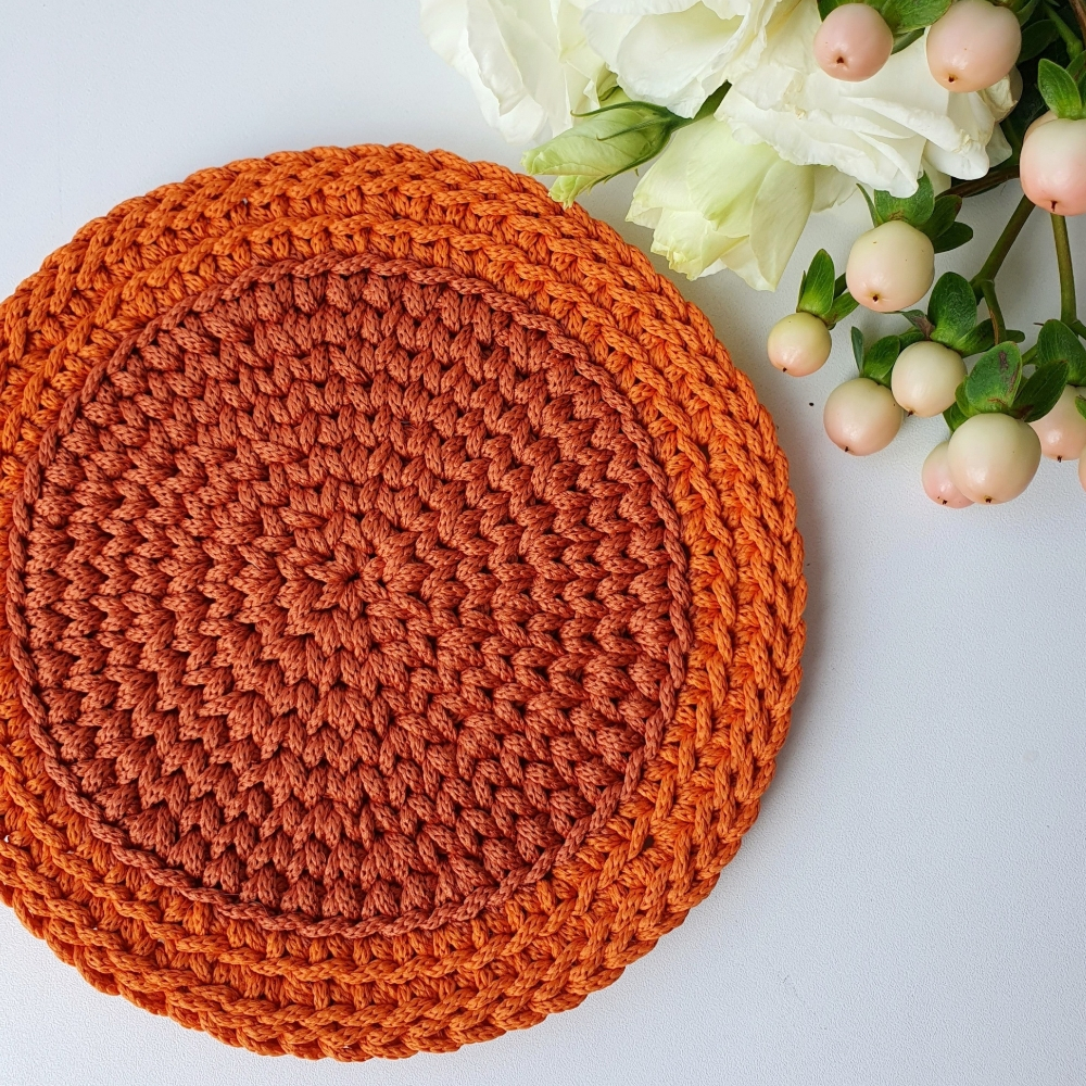 Coral polyester cord 2 mm