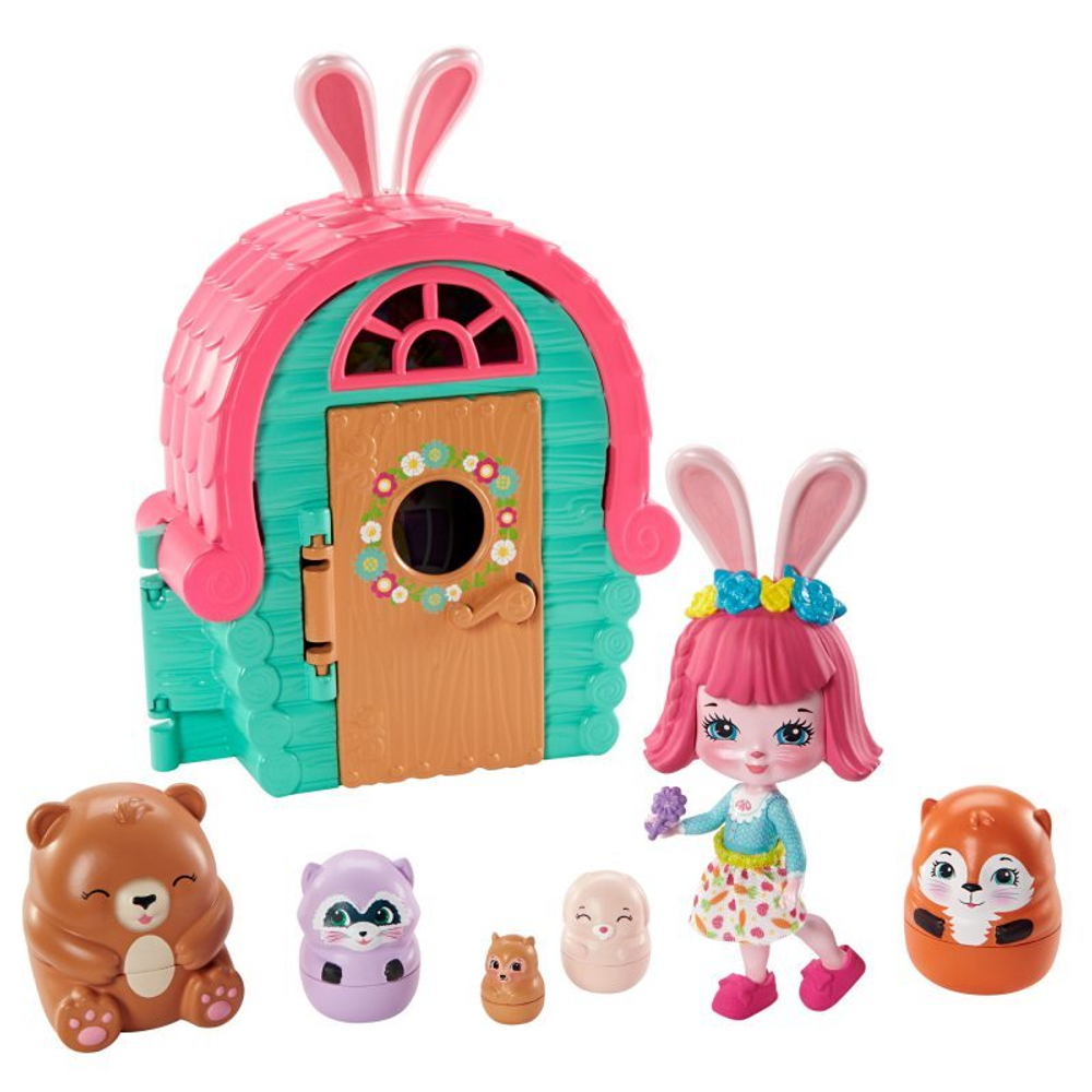 набор кукол Bree Bunny Hut + животные-сюрпризы GTM47