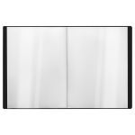 Папка с 40 вкладышами, Стамм Стандарт, 600мкм, корешок 21мм, черная