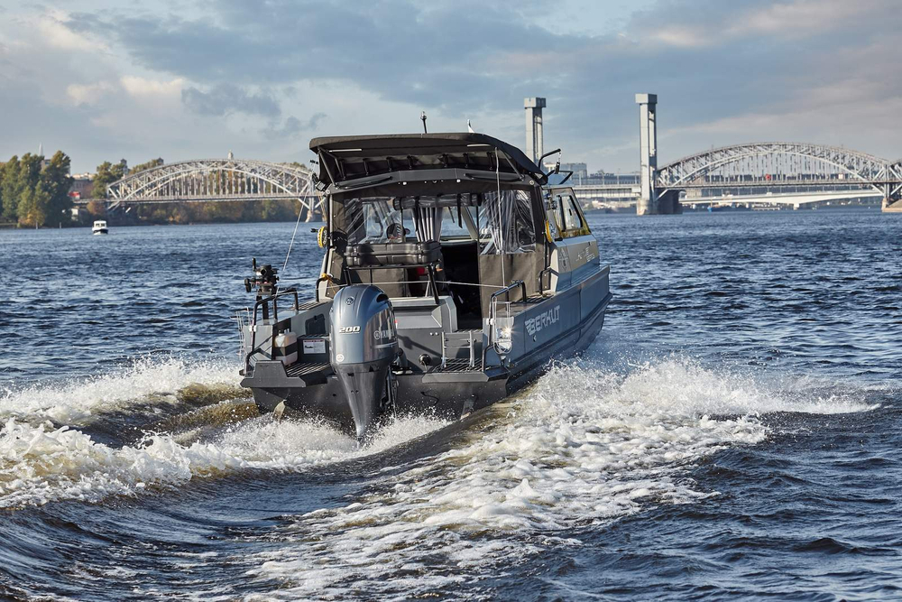 Алюминиевый Катер BERKUT Active Hard Top