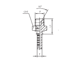 Фитинг DN 20 NPTF 1