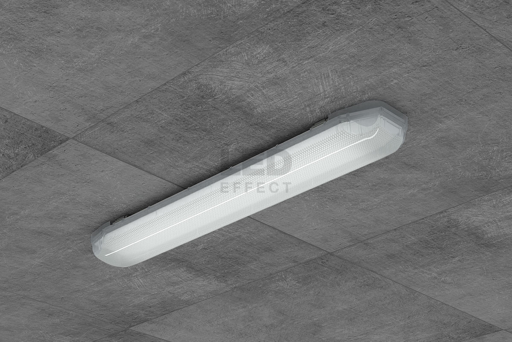 Светильник LED ДСП ТИТАН 28Вт 3700лм 4000К IP40 КСС Д, БАП 1ч 1000х160х82мм LED Effect