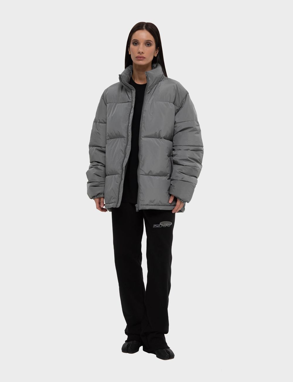 Пуховик ZNY BASIC Темно-Серый