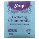 Yogi Tea, успокаивающая ромашка, без кофеина, 16 чайных пакетиков, 24 г (0,85 унции)