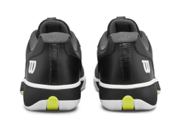 Мужские кроссовки теннисные Wilson Rush Lite 5 - black/white/safety yellow
