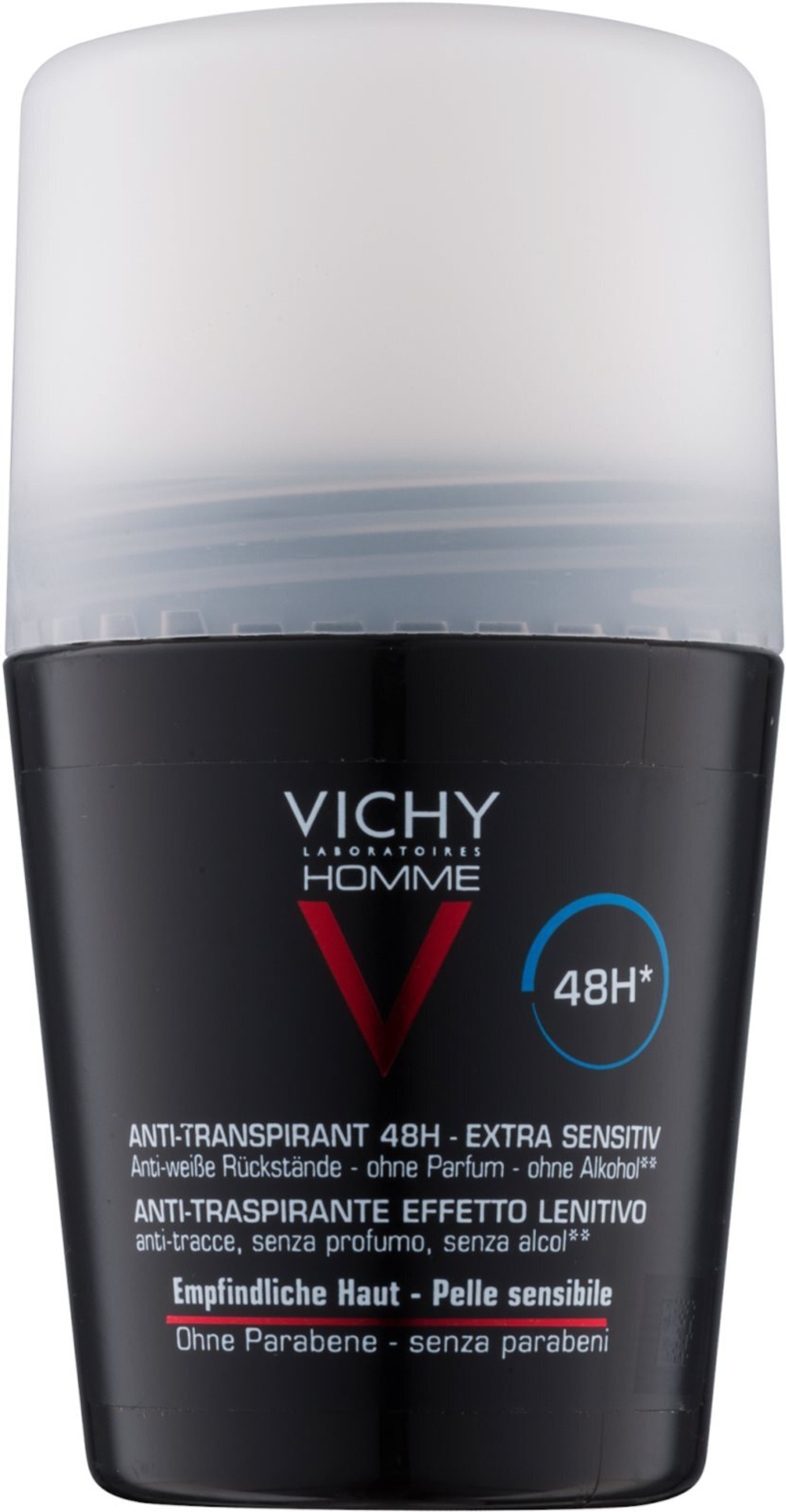 Vichy Homme Deodorant - шариковый антиперспирант без запаха /  48h 50  ml  / GTIN 3337871320379