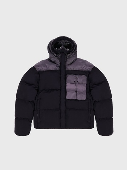 Пуховик C.P. Company Eco Chrome-R Mixed Google Down Jacket Black