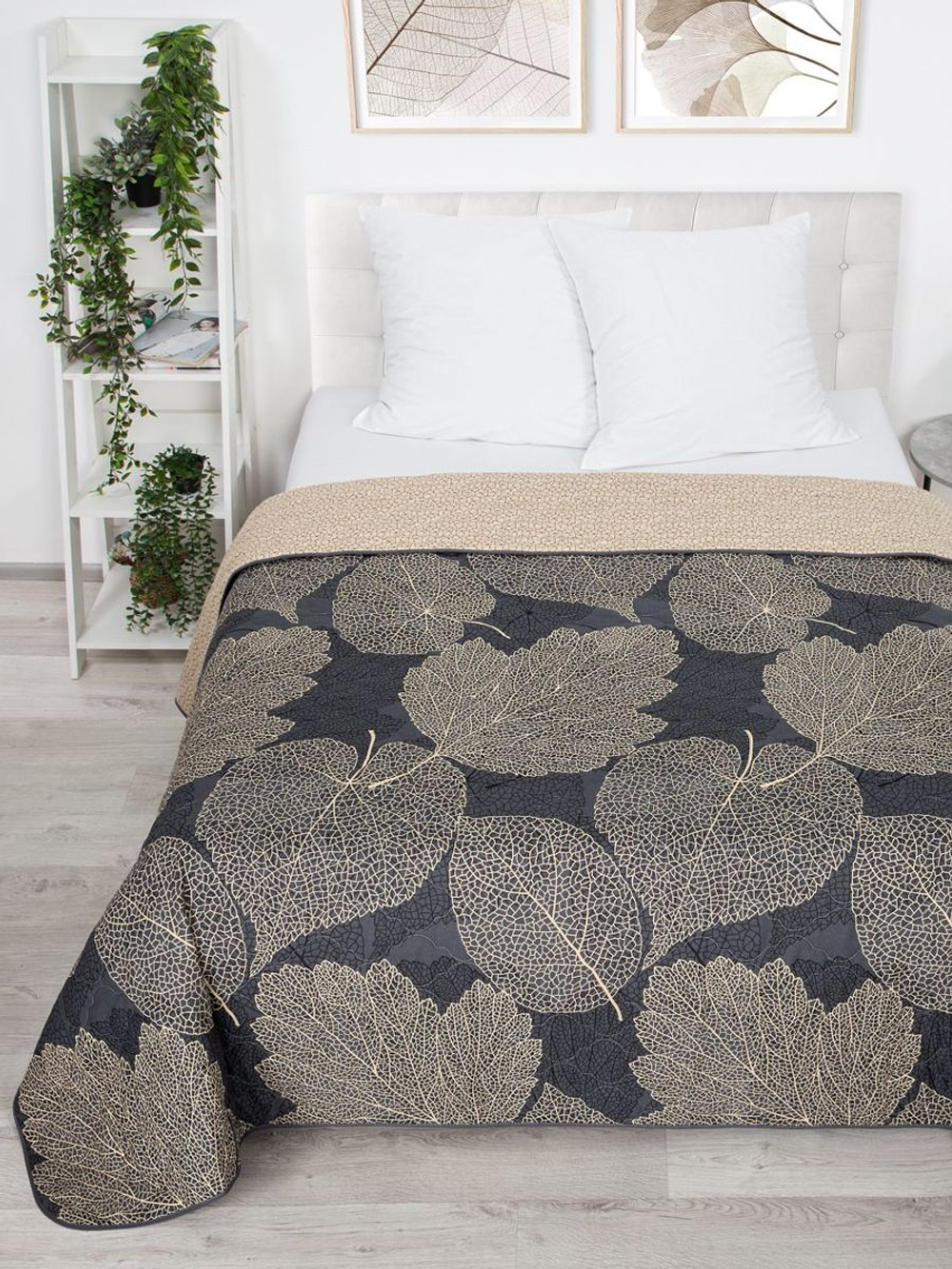 Покрывало на кровать, стеганое, бязь, хлопок с размерами 150х215