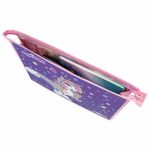 Папка для тетрадей ЮНЛАНДИЯ А4, 1 отделение, пластик, молния сверху, "Rainbow unicorn", 228146