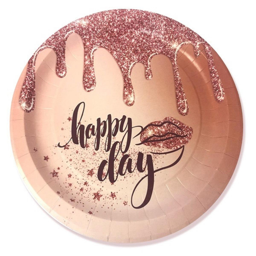 Тарелки "Happy Day" 23 см,6 шт