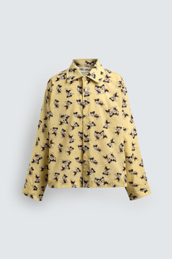 ZARA X DISNEY РУБАШКА MORTY + FERDY, ЖЕЛТЫЙ