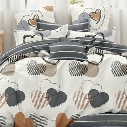 Комплект постельного белья "П37. 1150", поплин, 100% хлопок, Россия.