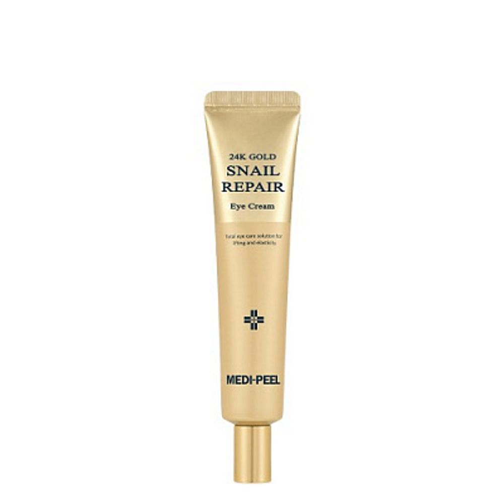 Medi-Peel  24K Gold Snail Repair Eye Cream регенерирующий крем для глаз с 24К золотом и муцином улитки