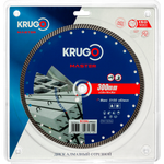 Диск алмазный Турбо по железобетону KRUGO MASTER 300х3,0х25,4х10mm, 81063000262
