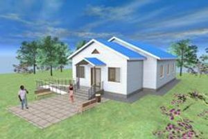 Каркас ЛСТК Ветеринарного пункта (Ветаптека)