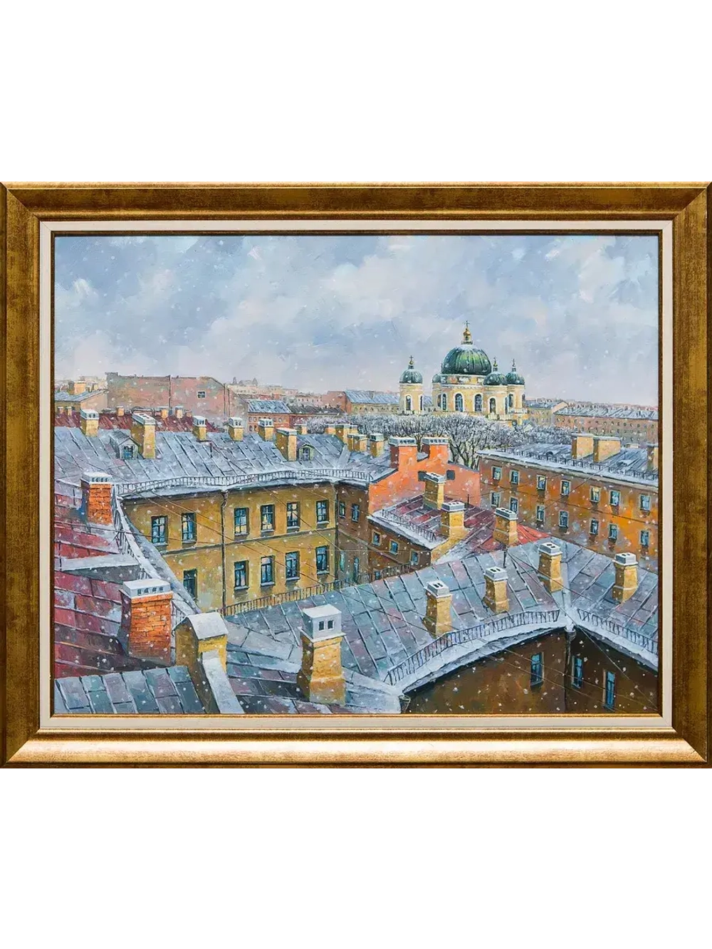 Картина маслом "Спасо-Преображенский собор" Гафиатуллин