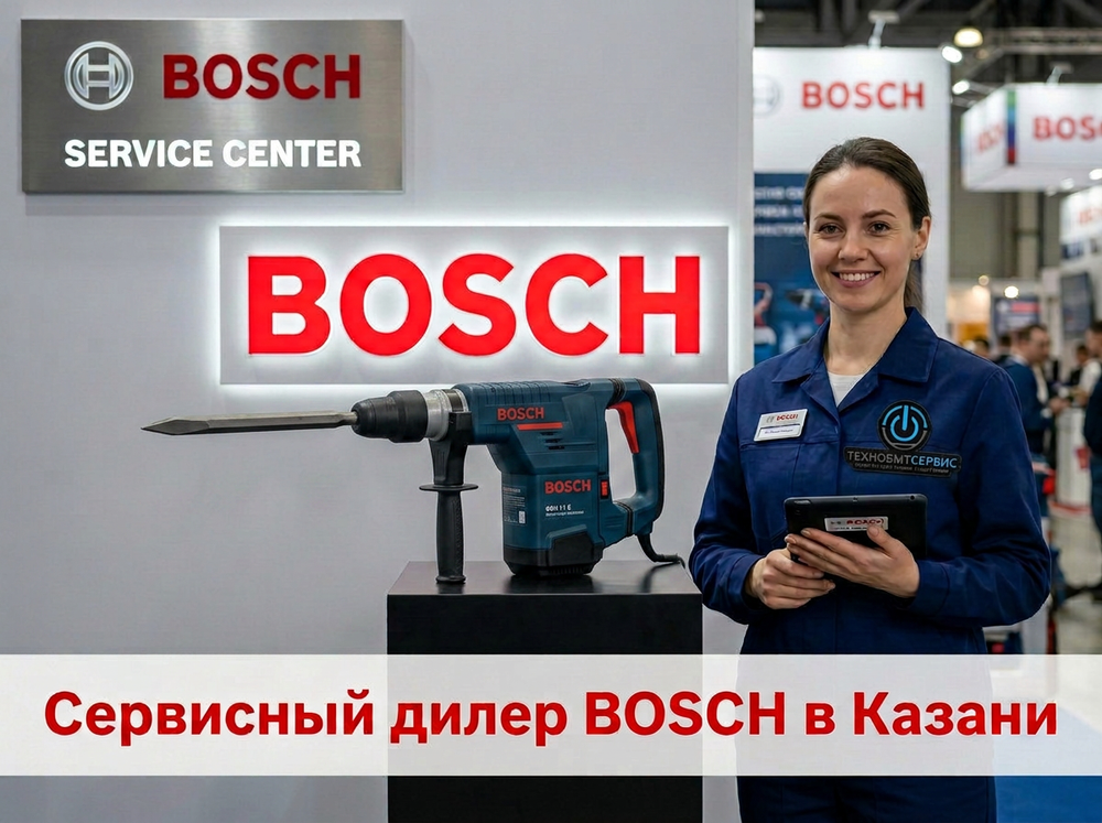 Ремонт отбойного молотка Bosch в Казани