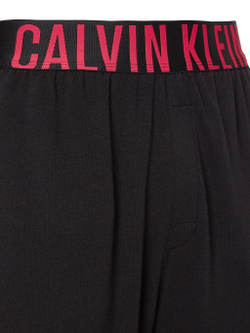 Мужские теннисные штаны Calvin Klein Jogger - black w/strawberry shake