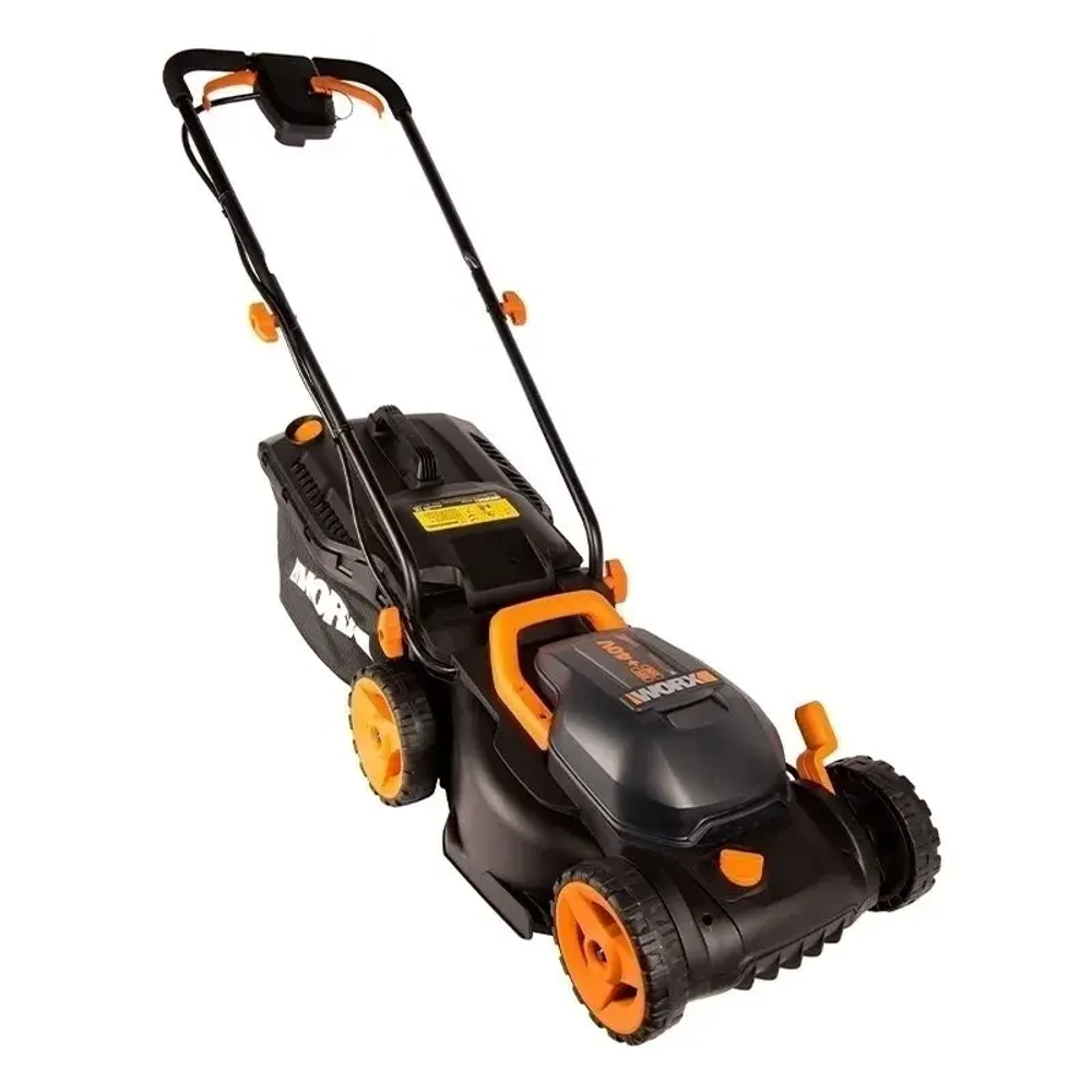WORX WG779E аккумуляторная газонокосилка (2 x 2.5 Ач, ЗУ)